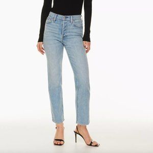 Aritzia Denim Forum / Arlo High Rise Straight / Size 28 / 28 inch inseam